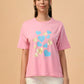 Albion Premium Ladies L.Pink Regular T-Shirt