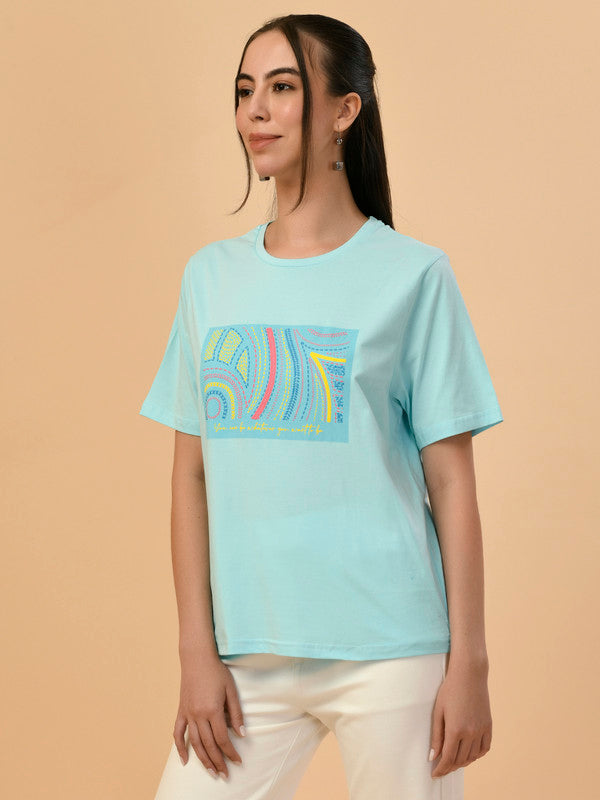 Albion Premium Ladies Aqua Regular T-Shirt