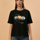 Albion Premium Ladies Black Regular T-Shirt