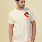 Albion Premium Cyan White Men T-Shirt