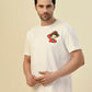 Albion Premium Cyan White Men T-Shirt