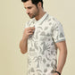 Albion Premium Cyan White Men T-Shirt