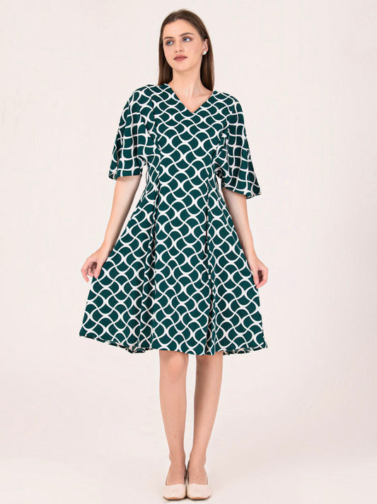 Albion Women Green Smart Dress