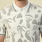 Albion Premium Cyan White Men T-Shirt