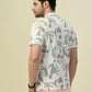 Albion Premium Cyan White Men T-Shirt