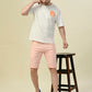 Albion Premium Cyan White Men T-Shirt