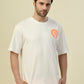 Albion Premium Cyan White Men T-Shirt