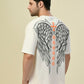 Albion Premium Cyan White Men T-Shirt