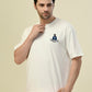Albion Premium Cyan White Men T-Shirt