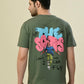 Albion Premium Cyan Green Men T-Shirt