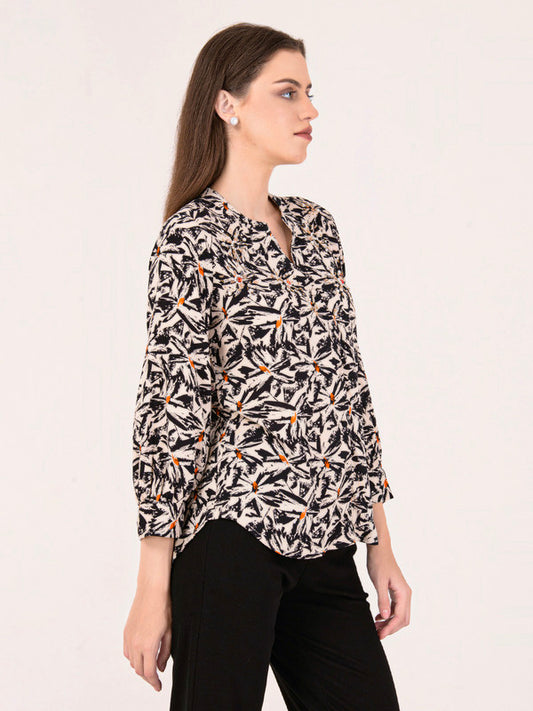 Albion Women Print Smart Top
