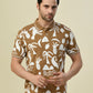 Albion Premium Cyan D.Brown Men T-Shirt