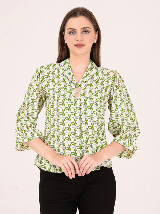 Albion Women Green Smart Top