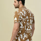 Albion Premium Cyan D.Brown Men T-Shirt