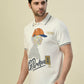 Albion Premium Cyan White Men T-Shirt