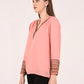 Albion Women Peach Smart Top