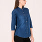 Albion Women D.Blue Smart Top
