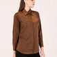 Albion Women Brown Smart Top