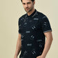 Albion Premium Cyan Navy Men T-Shirt