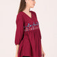 Albion Women Mehroon Smart Top