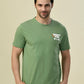 Albion Premium Cyan L.Green Men T-Shirt