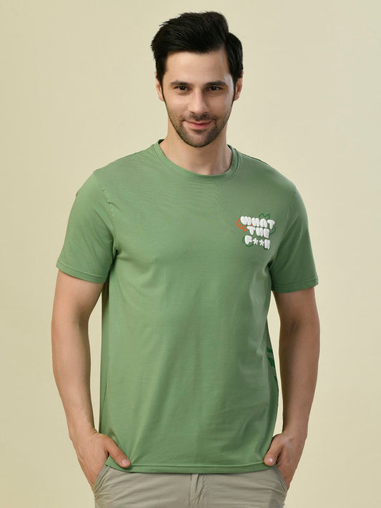 Albion Premium Cyan L.Green Men T-Shirt