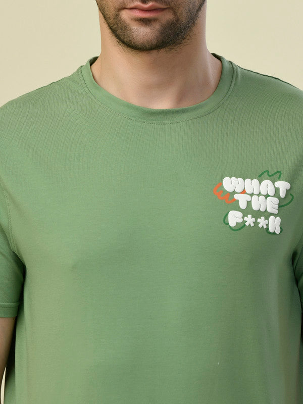 Albion Premium Cyan L.Green Men T-Shirt