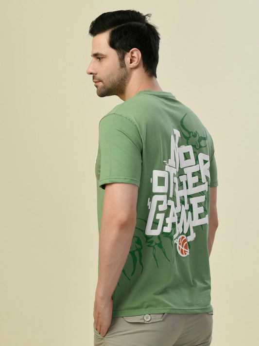 Albion Premium Cyan L.Green Men T-Shirt