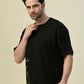 Albion Premium Cyan Black Men T-Shirt