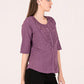 Albion Women Purple Smart Top