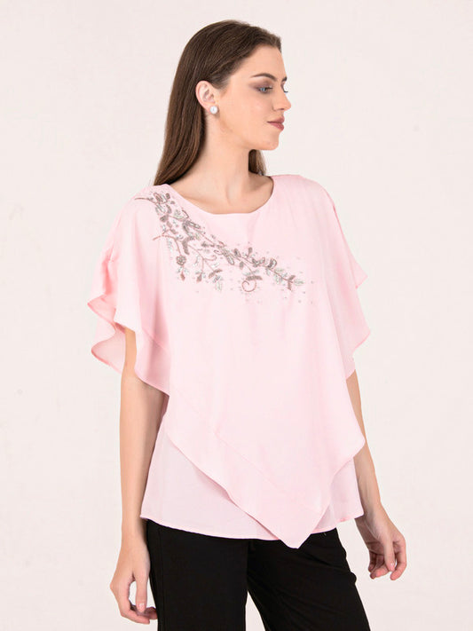 Albion Women Pink Smart Top