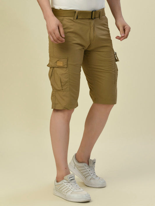 ALBION PREMIUM BEEVEE KHAKI Men SHORTS