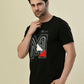 Albion Premium Cyan Black Men T-Shirt