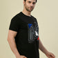 Albion Premium Cyan Black Men T-Shirt