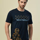 Albion Premium Cyan Navy Men T-Shirt