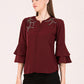 Albion Women Wine Smart Top
