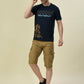 Albion Premium Cyan Navy Men T-Shirt