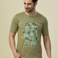 Albion Premium Pro-Zed Olive Men T-Shirt