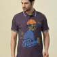 Albion Premium Cyan Purple Men T-Shirt