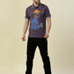 Albion Premium Cyan Purple Men T-Shirt