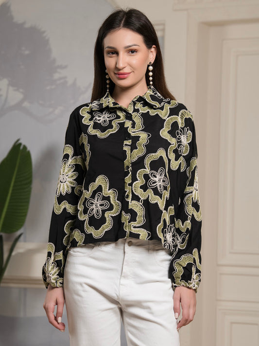 Albion Smart Ladies Black Top