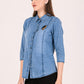 Albion Women L.Blue Smart Top