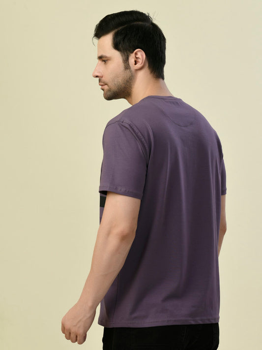 Albion Premium Cyan Mouse (Purple) Men T-Shirt
