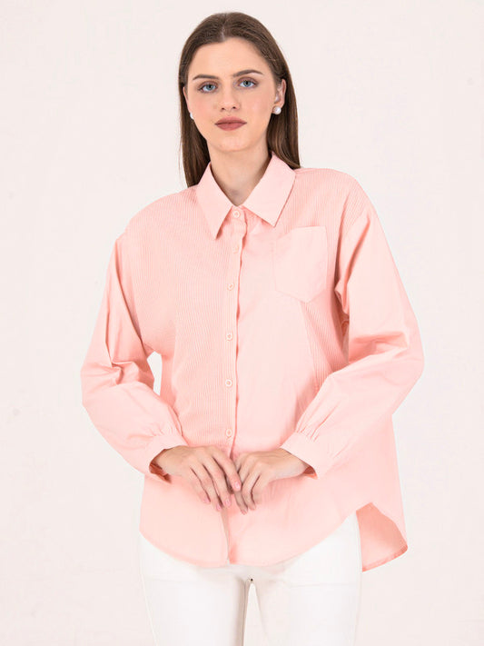 Albion Women Pink Smart Shirt