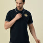 Albion Premium Cyan Navy Men T-Shirt