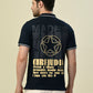 Albion Premium Cyan Navy Men T-Shirt