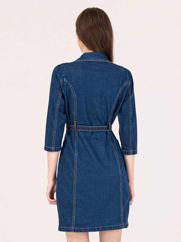Albion Women Dark Blue Smart Dress
