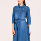 Albion Women Blue Smart Dress