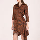 Albion Women Rust Smart Dress