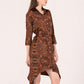 Albion Women Rust Smart Dress